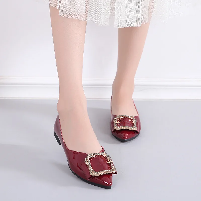 Балетки на плоской подошве Женские мокасины без шнуровки Модная женская обувь с