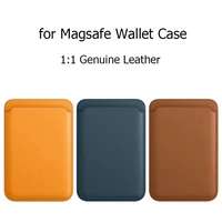 for mag safe wallet case 11 genuine leather case for iphone 12 pro max magnetic card holder case for iphone 13 12 mini pro