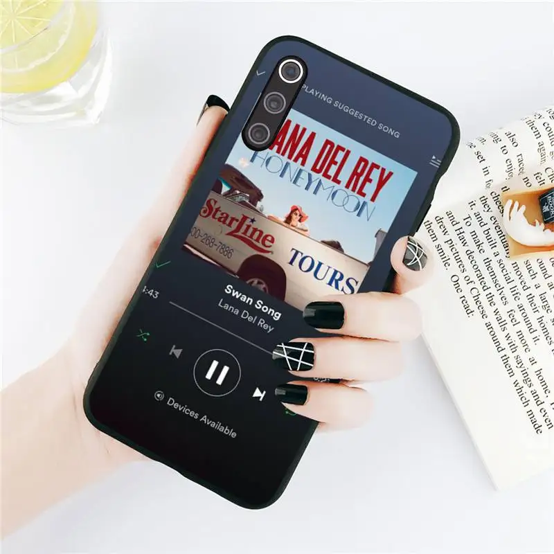 

Lana Del Rey Sexy singer model Phone Cases For Xiaomi Redmi note 7 8 9 t k30 max3 9 s 10 pro lite Luxury brand shell funda coque