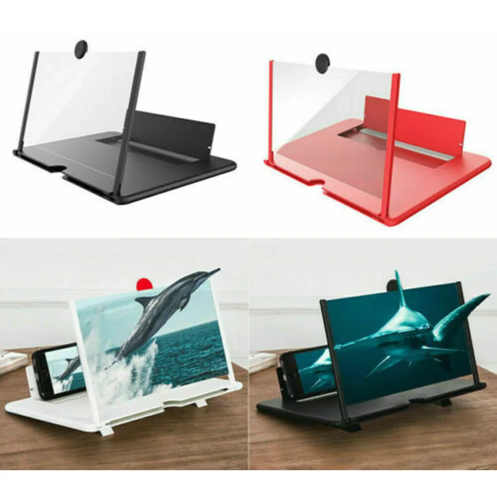 

Universal Mobile Phone Screen Magnifier 3D Enlarger Magnifying Video Amplifier Projector Bracket Desktop Holder Stand For Phone