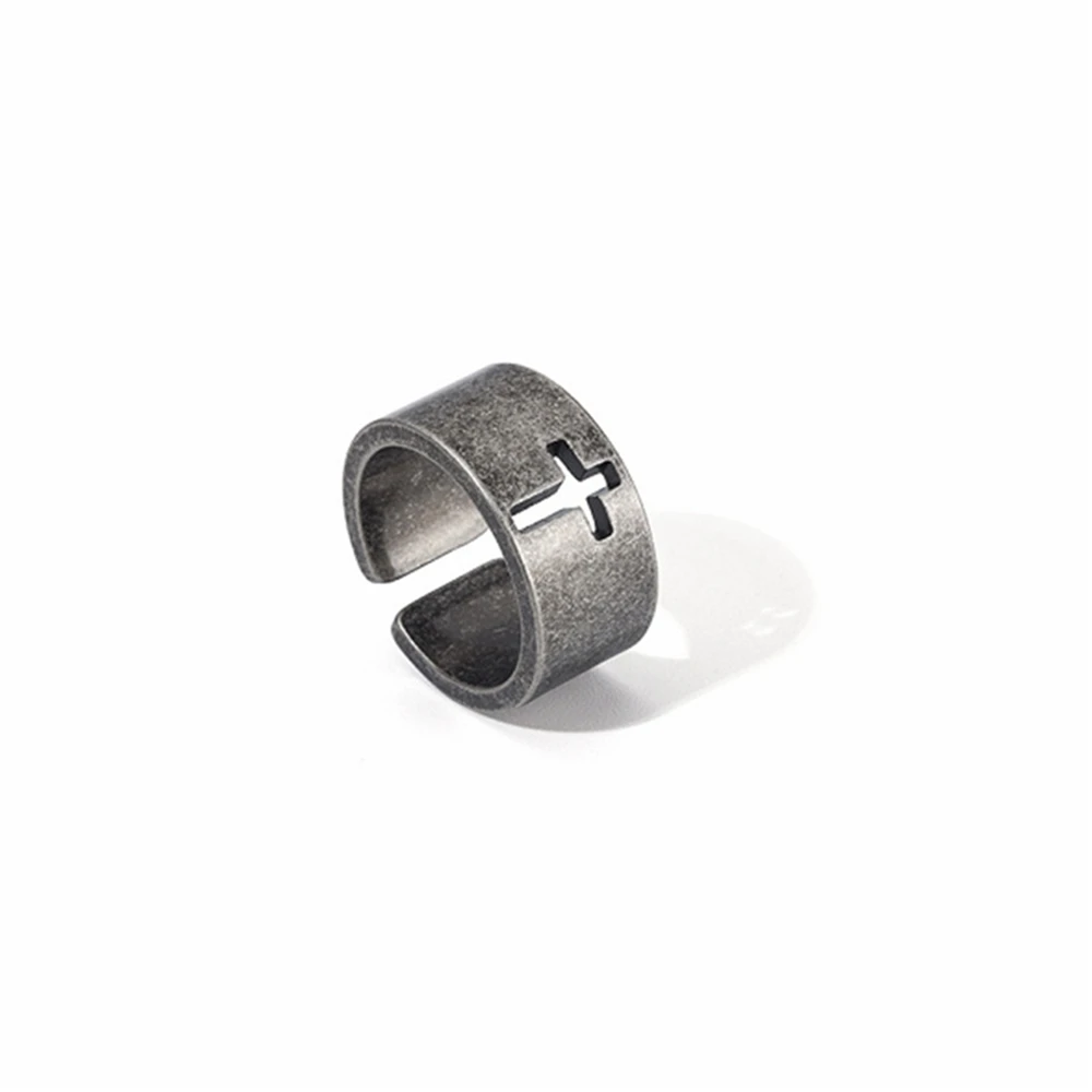 

Loredana Fashionable exquisite Religious series jewelry rings for men.Retro concise style crucifix stainless steel ring