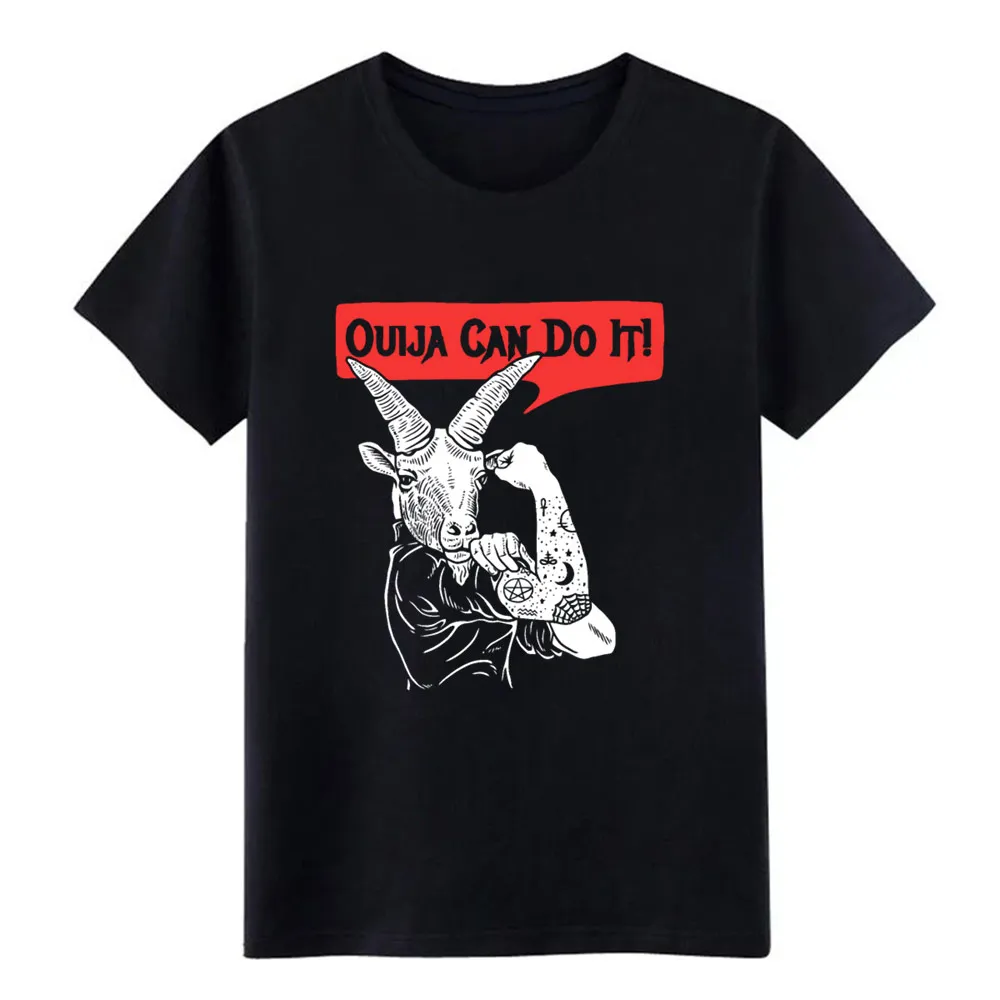 Ouija can do it Футболка мужская Трикотажная хлопковая с круглым вырезом Kawaii Милая