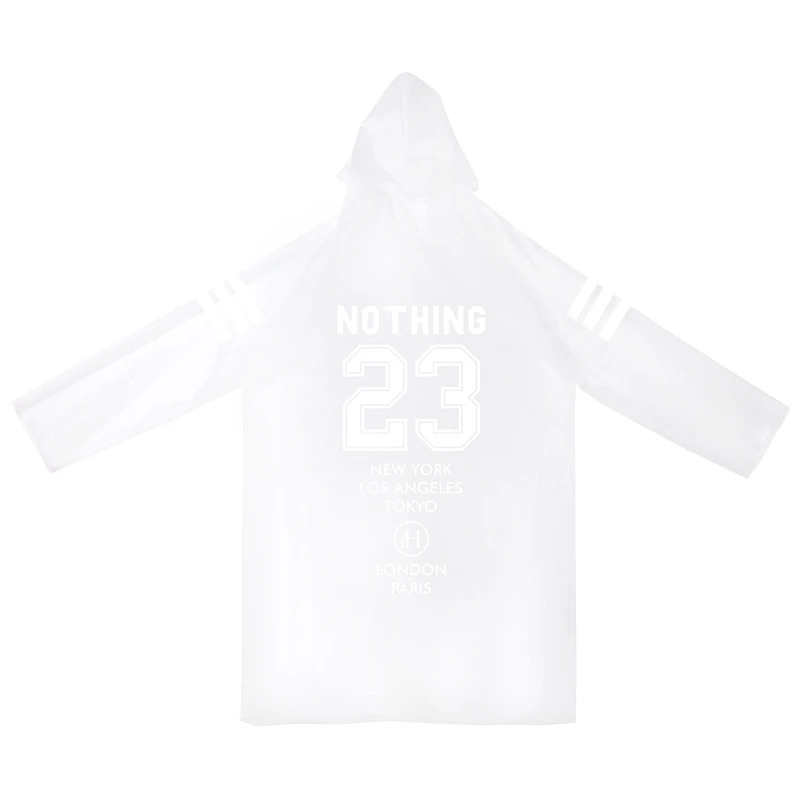 white 23 EVA женский плащ, дождевик, Мужская дождевик, непромокаемый, Капа de Chuva Chubasquero, пончо, Япония, водонепроницаемый, дождевик, накидка с капюшоном - Цвет: white 23