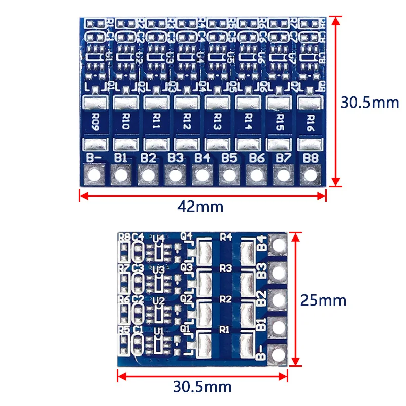 Умная плата защиты 3S Φ 21 в 4 2 с функцией балансировки 68 мА встроенная литий-ионная