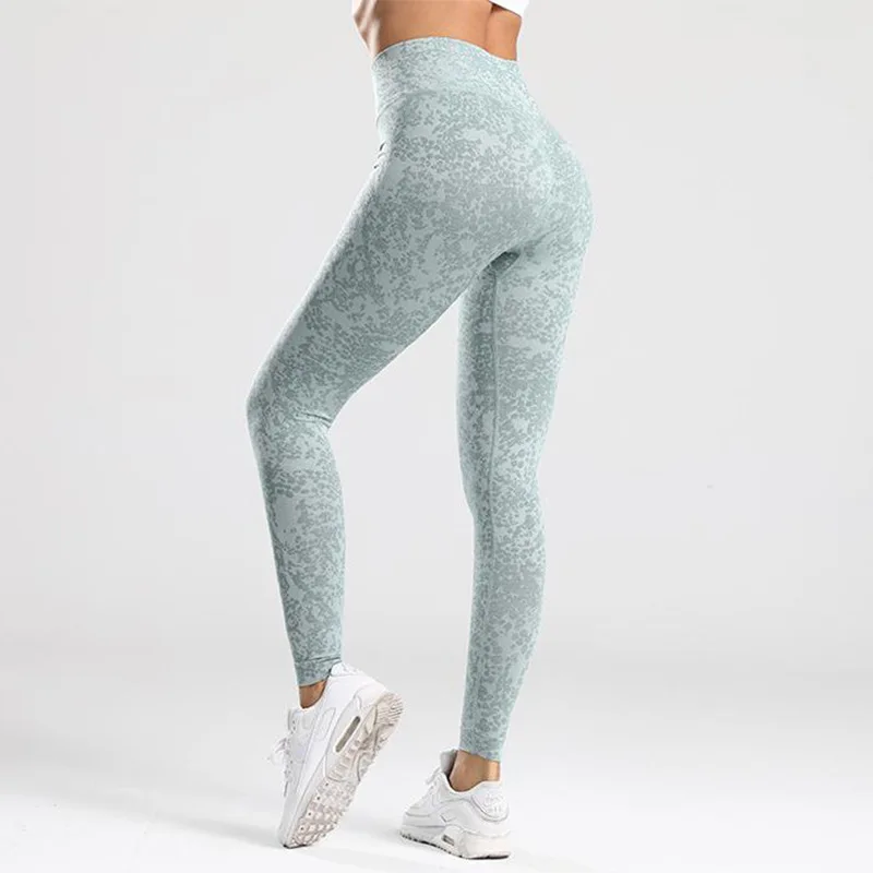 

Seamless Leopard Sport Yoga Leggings Women Stretchy Squat proof Workout Running Gym Tights Fitness Tummy Control Workout Pants