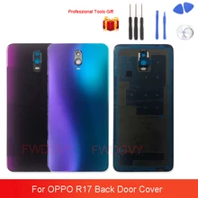 NEW For OPPO R17 CPH1879 PBEM00 Battery Rear Housing Door Mobile Phone Case Glass Back Cover Replacement Repair Parts