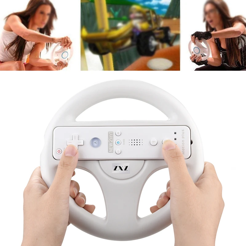 

Game Steering Racing Wheel for Nintendo Wii Remote Controller For Mario Kart Wii Steering Wheels Remote Video Games Accessories