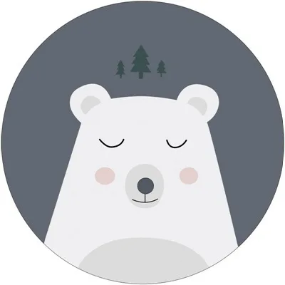 Симпатичные Облако Фламинго Полар-флиса коврик &quotмедведь&quot ковер дома отель