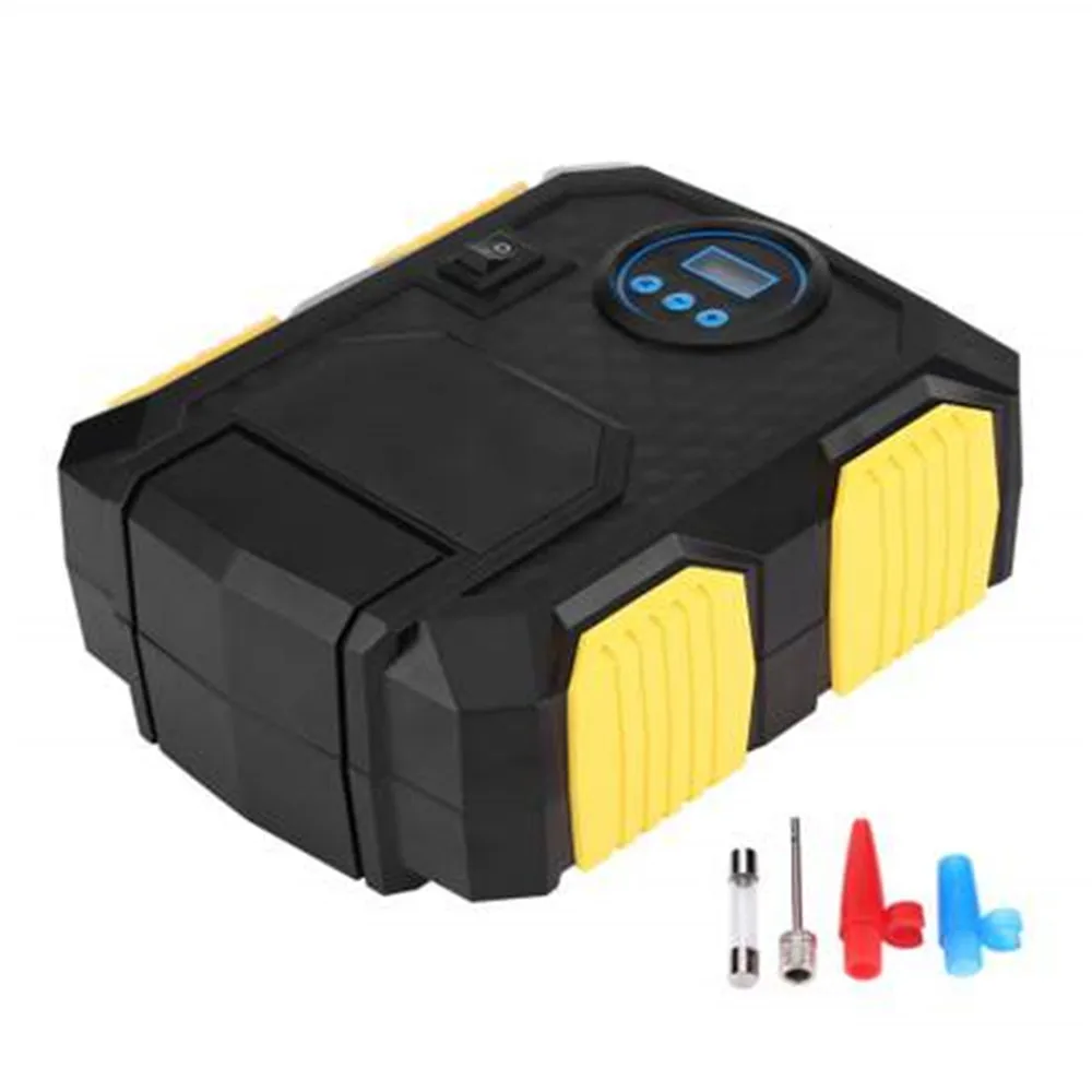 Цифровой шинный насос постоянного тока 12 вольт автомобильный портативный