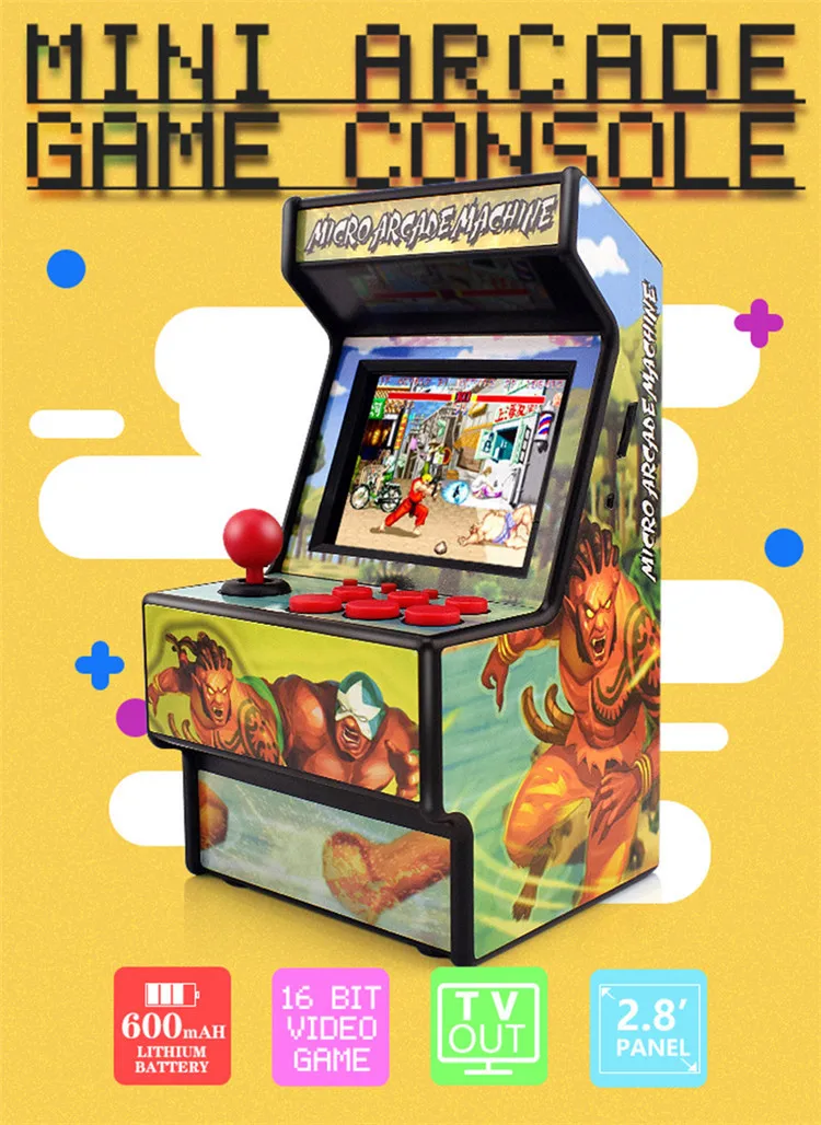 Данные лягушка ретро мини аркадная портативная игровая консоль 16 бит игровой плеер встроенный 156 классический видео игровая консоль поддержка ТВ выход