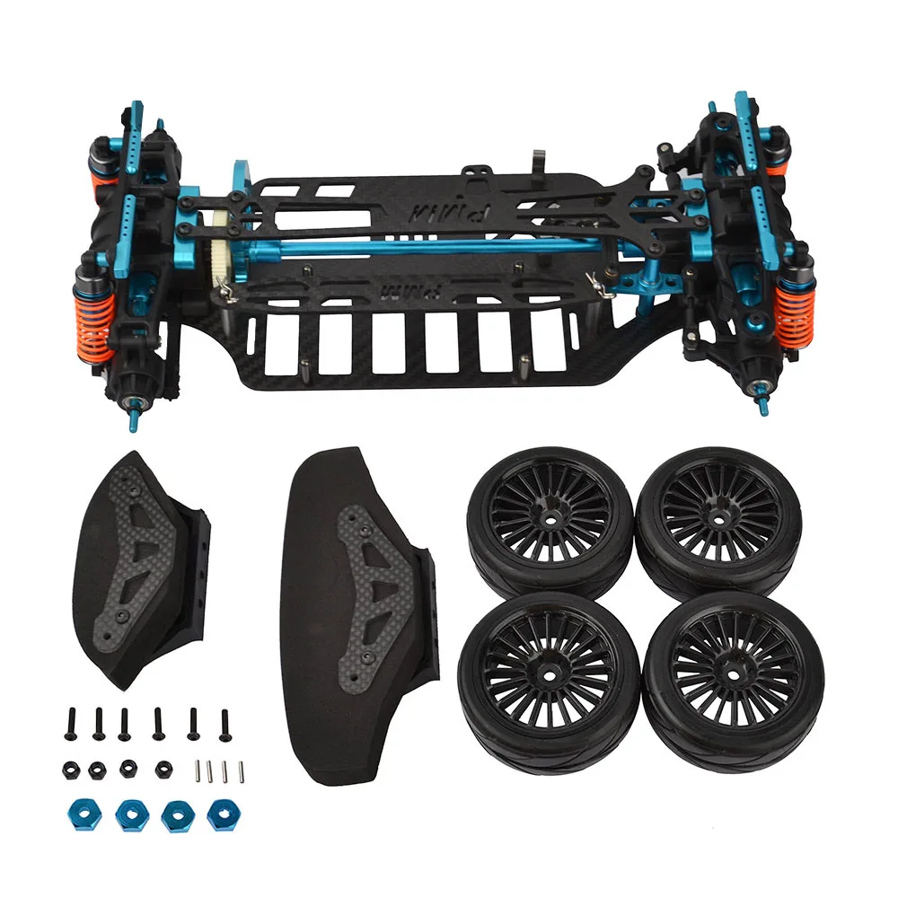 Набор карбоновых Рам RC для 1/10 TT01 TT01E 4WD внедорожников|frame kit|shaft drivecar frame |