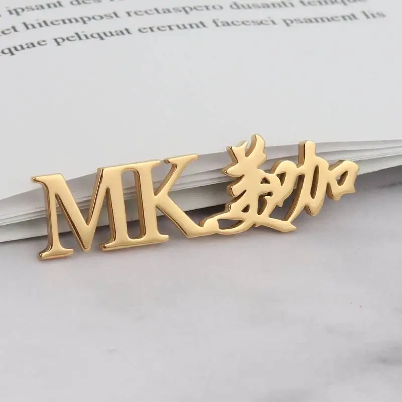 Личная логотип карта на заказ с именем корейский Графический вышивка маникюрный