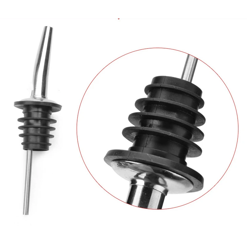 

Alcohol Pourer Barware Portable Liquor Spouts Bottle Dispenser Wine Bottle Stopper With Cap Wine Accessories Pour Spout Stopper