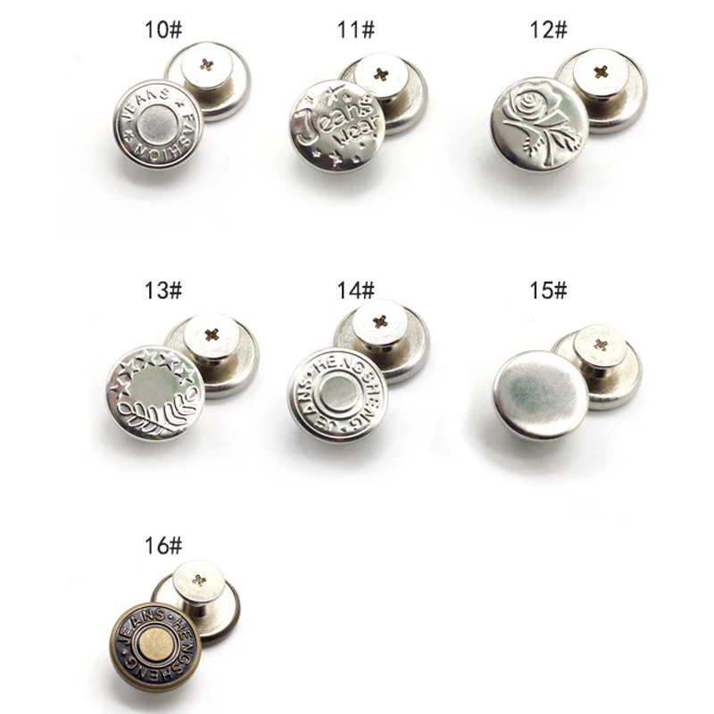 2 шт. джинсовая кнопка Регулируемая Талия съемная без гвоздей изменение талии