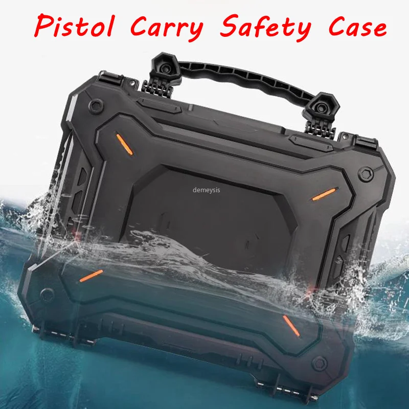 

Waterproof Tactical Pistol Safety Carry Case Military Airsoft Shooting Gun Accessories Carrier Bag Hard Shell Case for Camera