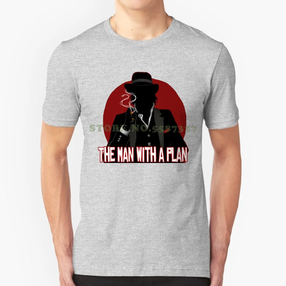 

He Had A Plan Cool Design Trendy T-Shirt Tee Red Dead Redemption Red Dead Redemption 2 Rdr2 Rdr Dutch Van Der Linde Cowboy