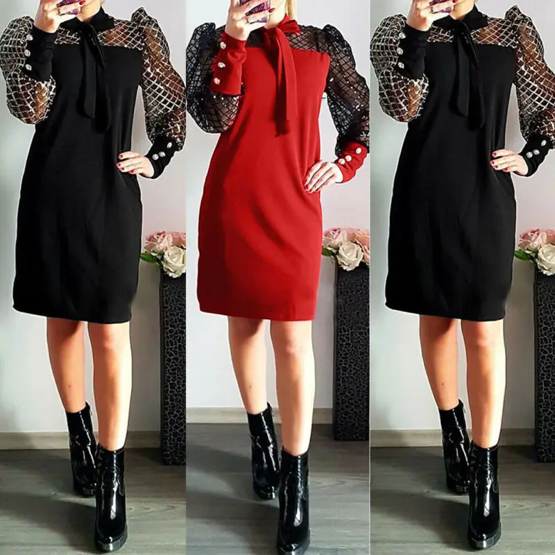 Новинка 2020 сексуальное женское облегающее коктейльное мини платье с длинным