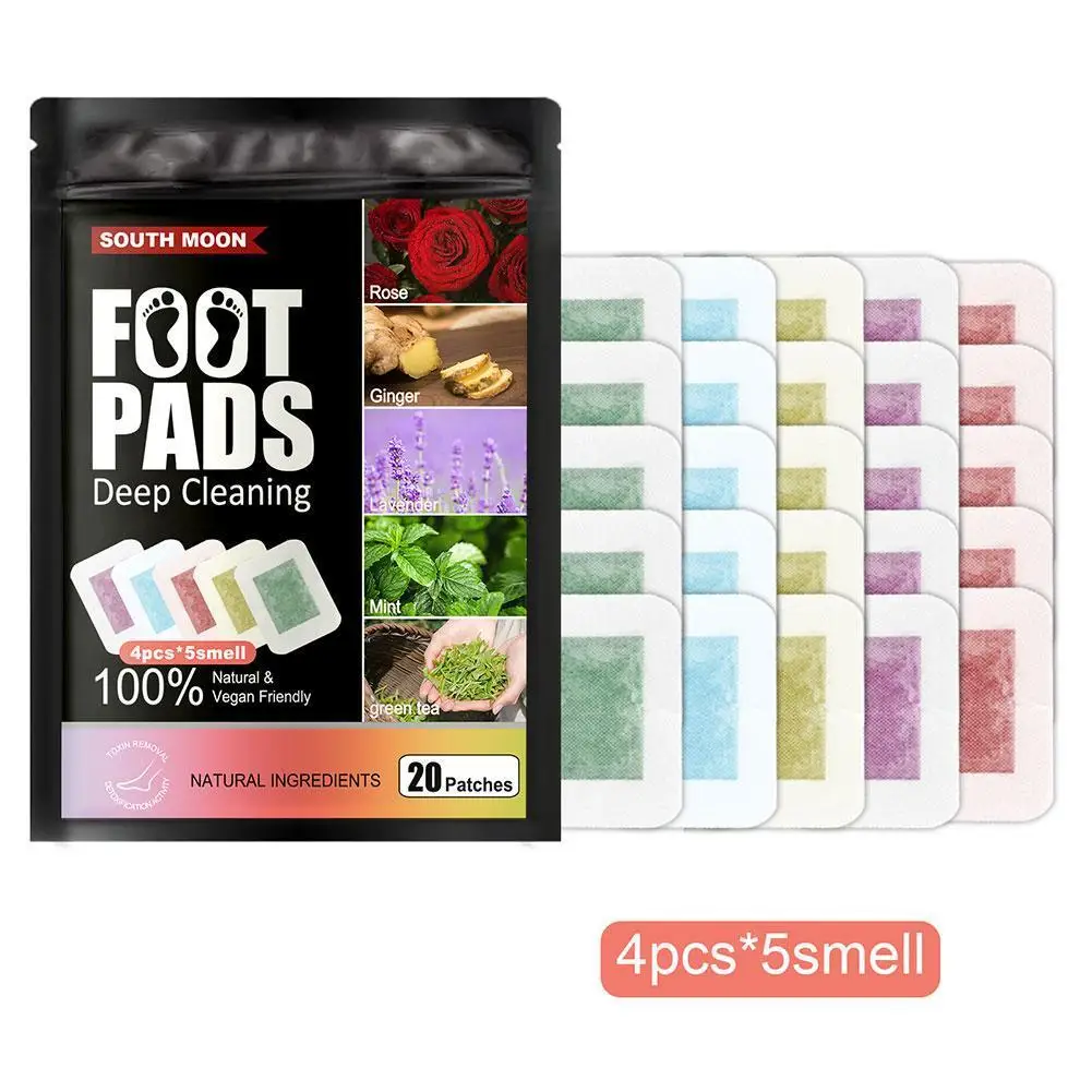 

10/20 Patches Detox Foot Patches Pads For Stress Relief And Deep Sleep Body Toxins Feet Slimming Cleansing HerbalAdhesive Hot