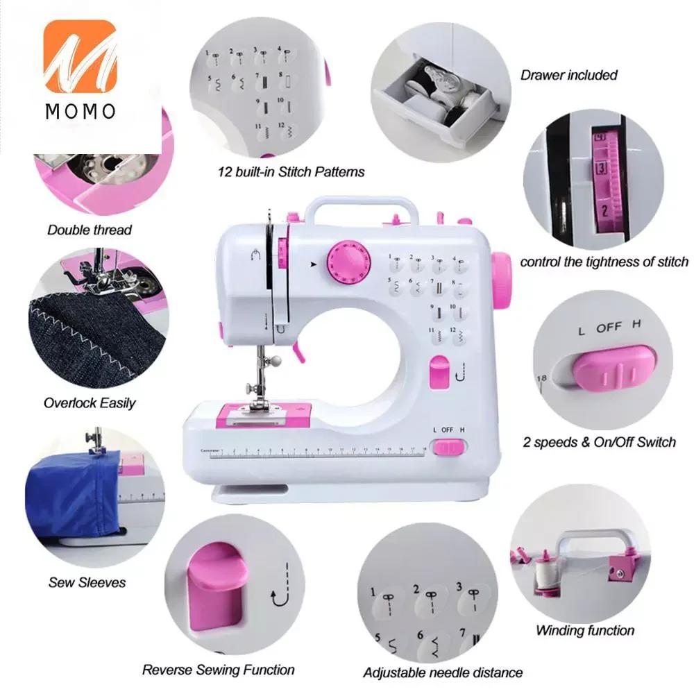 

domestic automatic portable electric practical sewing machine for household