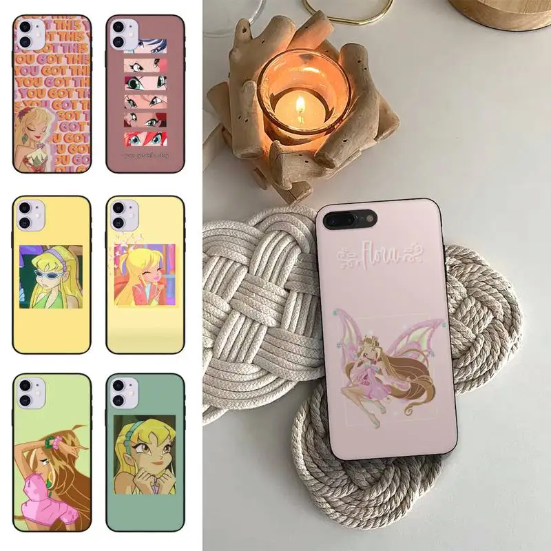 Милый чехол для телефона с изображением клуба Винкс Samsung S10 S20 Fe Lite S21 S30 ULTRA Plus 5G Fundas