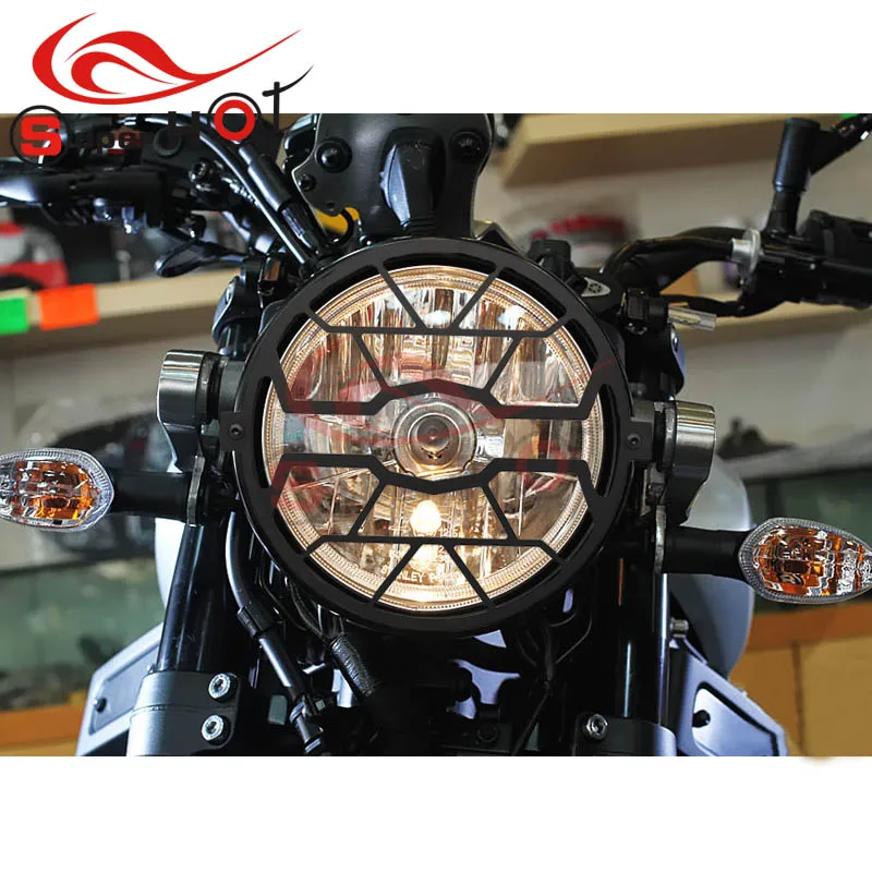 

For Yamaha XSR700 XSR900 XSR 700 900 2016 2017 2018-2020 2021 Motorcycle Accessories Headlight Guard Hesdlight Protection Cover