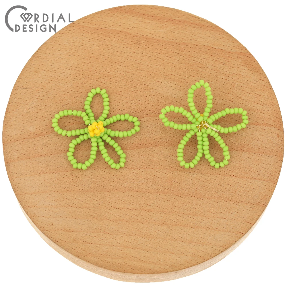 

Cordial Design 50Pcs 30*30MM Charms/Jewelry Accessories/Hand Made/Seed Bead/DIY Decoration/Jewelry Findings & Components