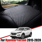Кожаные коврики для багажника автомобиля Kcimo для Hyundai Tucson TL 2015-2020, Задняя подкладка для груза, коврик для багажника, коврик для автомобильного коврика 2019 2018 2017