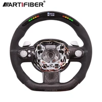 100 genuine carbon fiber led steering wheel for mini f54 f55 f56 f57 f60 f61