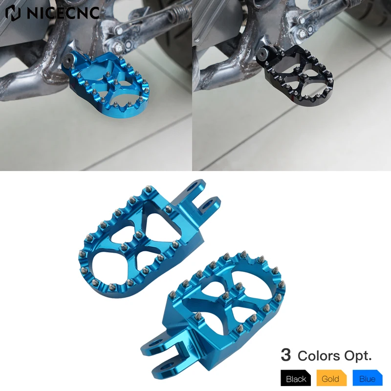 

NICECNC Motorcycle Wide Foot Pegs FootRest Footpegs Rests Pedals For Suzuki DRZ400S DRZ400SM DRZ 400S 400SM 2000-2021 Aluminum