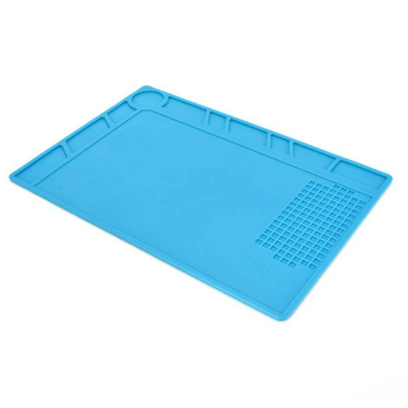 

Silicone Heat Insulation Desk Pad Mat Soldering Station Phone Repair Maintenance