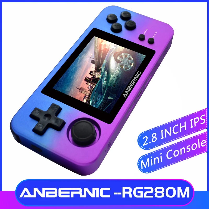 ANBERNIC новые RG280M ретро мини игры 2 8 дюймов IPS видео портативная игровая консоль 64