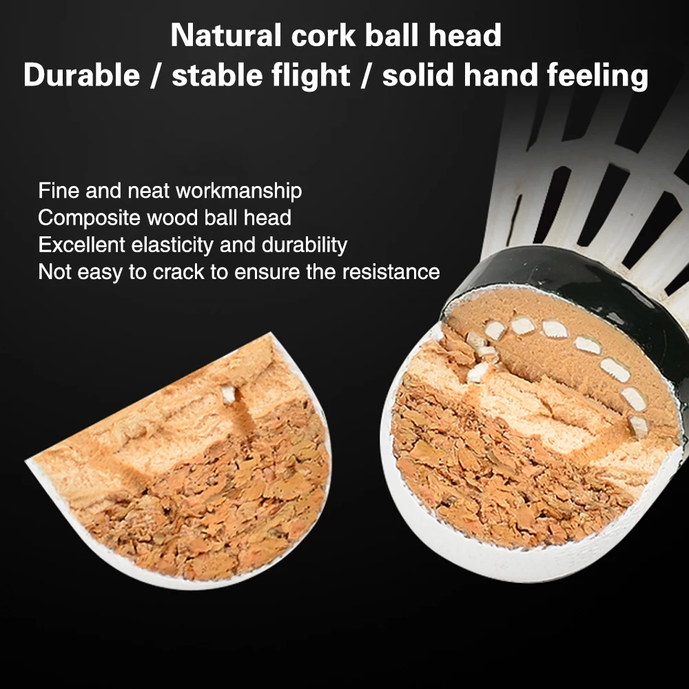 Professional Badminton Balls Goose Feather Shuttlecock Competition Durable Shuttle Cocks for Training | Спорт и развлечения