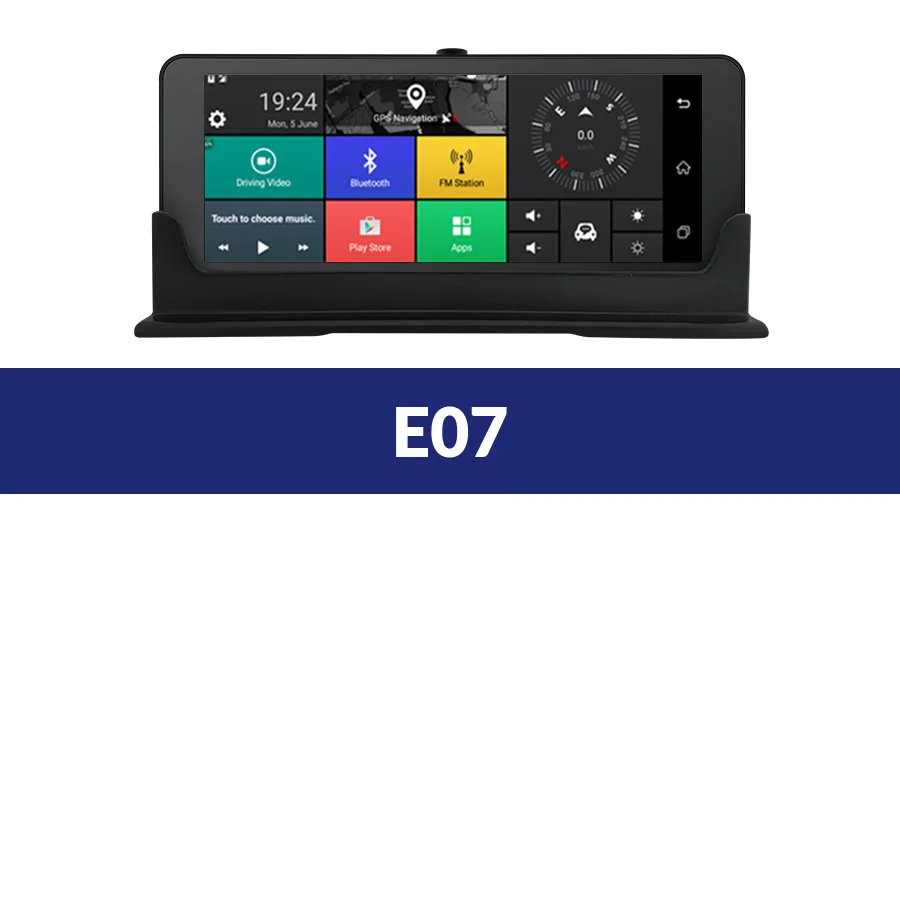 E07 E-ACE E07 1080P HD 4G Автомобильный видеорегистратор Камера ADAS видео рекордер Android 5,1 gps навигация удаленный монитор грузовик видеорегистратор двойная камера s - Color Name: E07