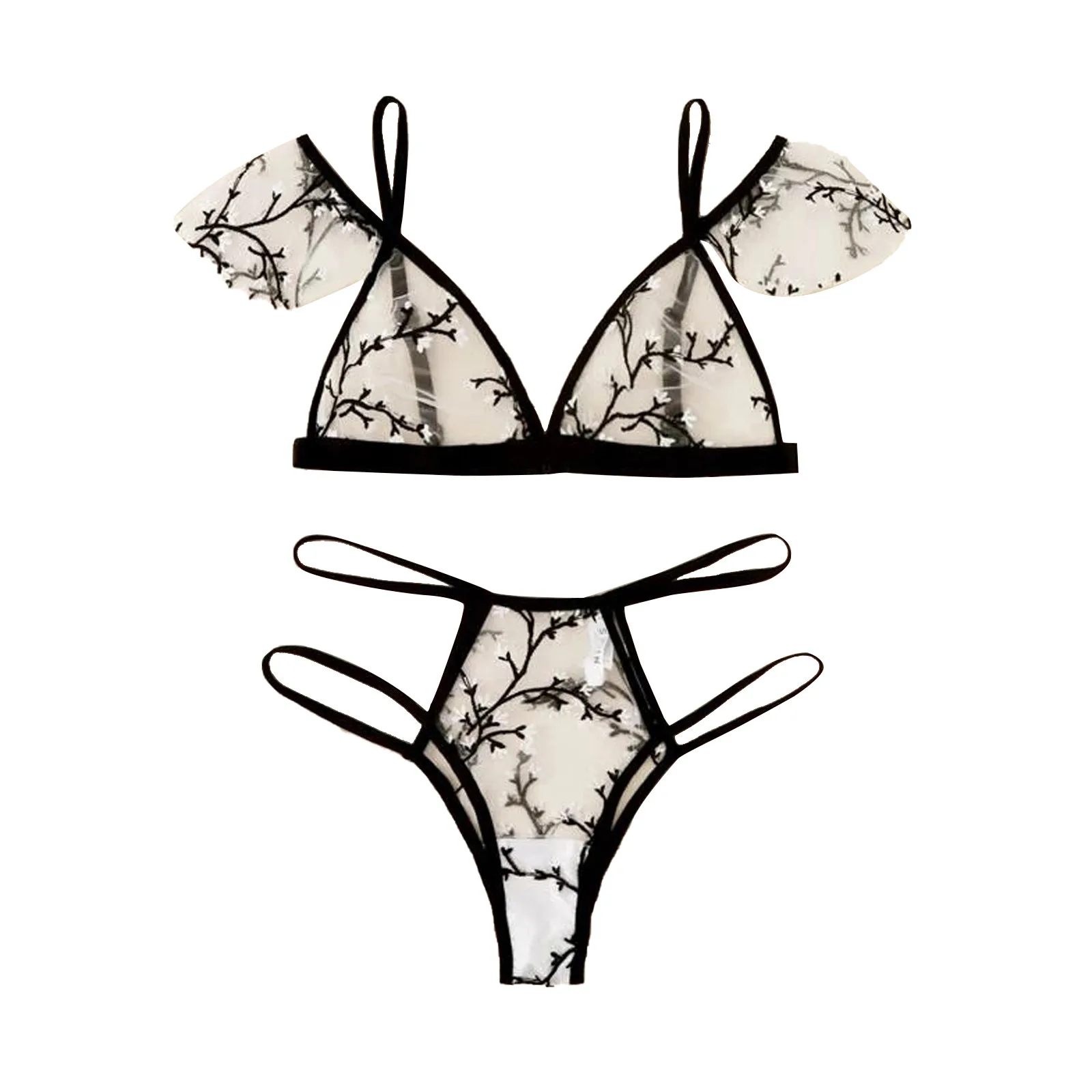 Прозрачный сексуальный комплект нижнего белья DAIGELO Комплект трусиков женское