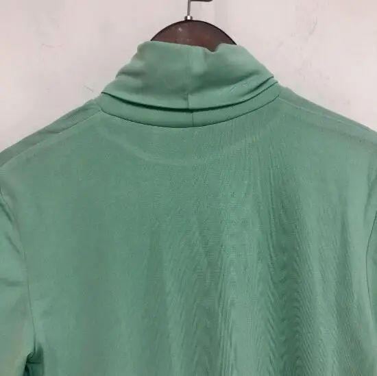 

Women's Stretch Slim T-shirt Long Sleeve Turtleneck Solid Color 2020 New Female Bottoming Tees