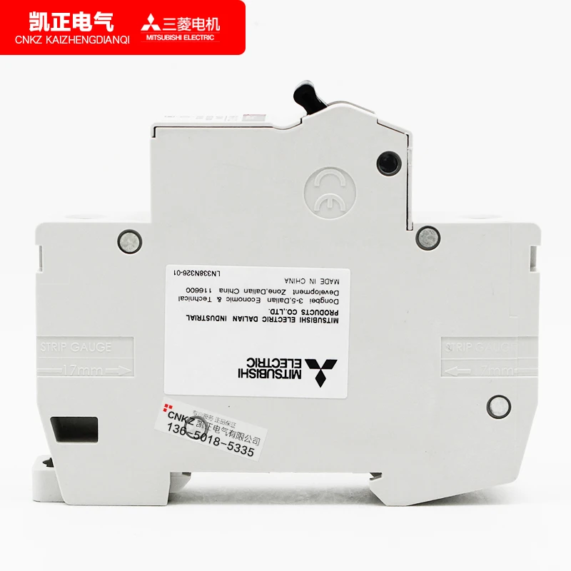 Оригинальный миниатюрный автоматический выключатель Mitsubishi 2 шт. BH-D6 1P type C 6A 10A 16A 20A