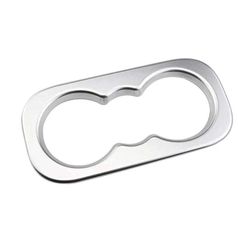 Авто аксессуар хромированная матовая задняя Центральная рамка держателя