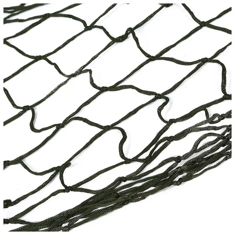 

Deep Green Nylon Hammock Hanging Mesh Sleeping Bed Swing Outdoor Camping Travel