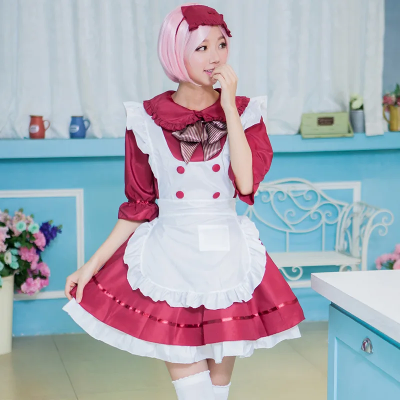 Французский аниме пивной взрослый озорной Хэллоуин платье женщина Сисси Косплей
