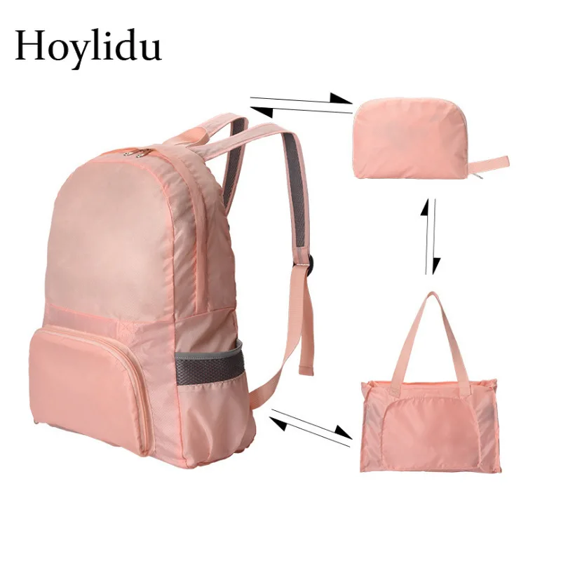 Ультралегкий складной рюкзак унисекс для мужчин и женщин дорожные