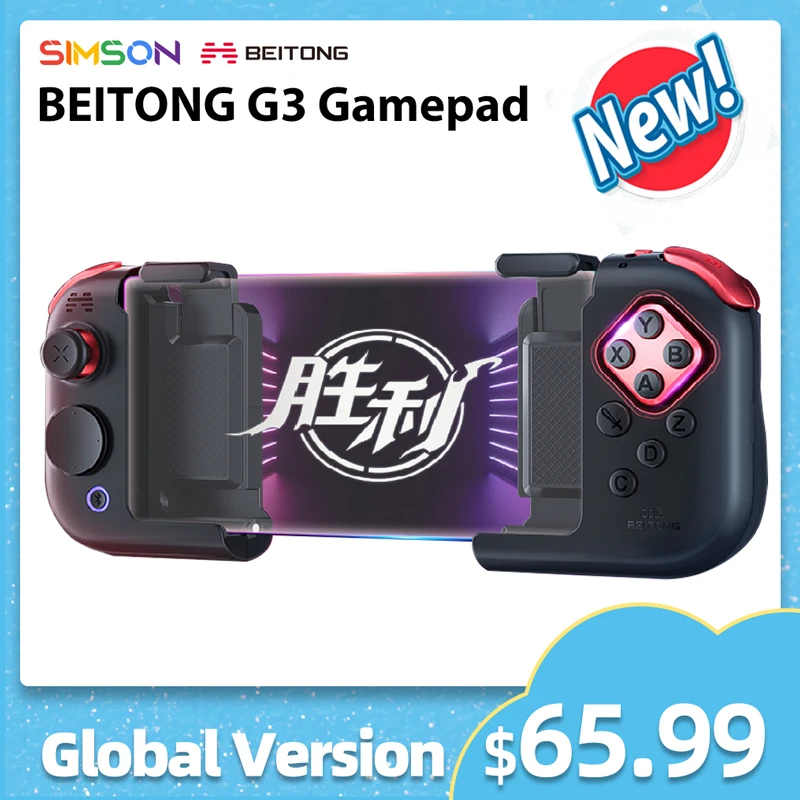 

Геймпад BEITONG G3, Android/IOS, Bluetooth 5,0