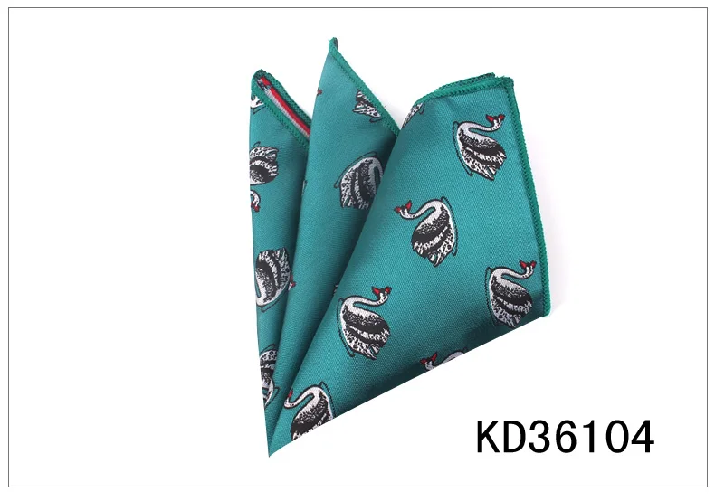 KD36104 Модное цветочное карманное квадратное для мужчин и женщин полотенце для сундуков носовые платки для джентльменов мужские костюмы платок мультяшное карманное полотенце - Цвет: KD36104