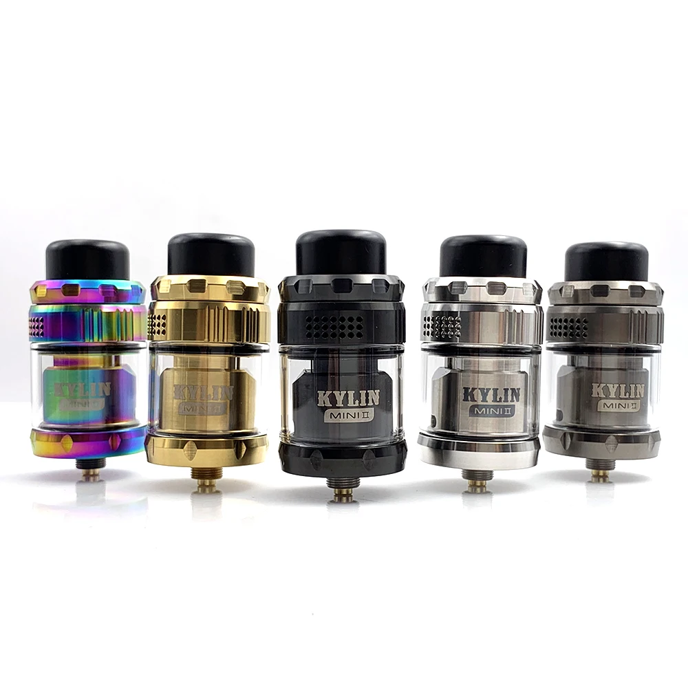 Стеклянный атомайзер RunVape Kylin Mini V2 RTA 24 4 мм клаптон с одной катушкой 3 мл/5 мл