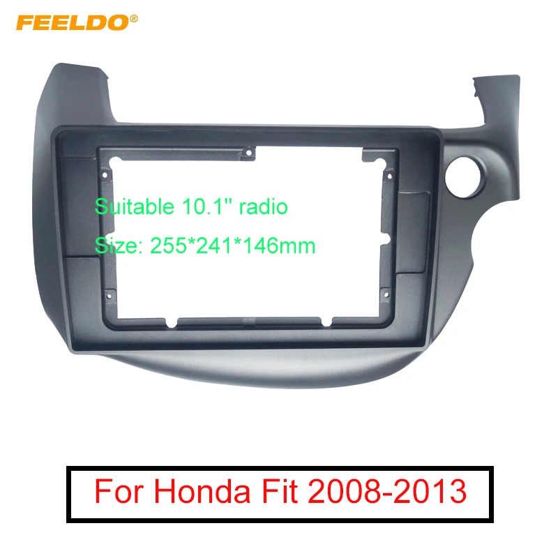 Автомагнитола FEELDO 2Din с рамкой фасции для Honda Fit 08-13 большой экран 10 1 дюйма