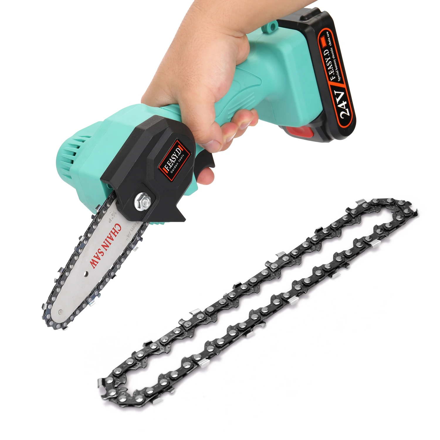 

133mm 3/5Pcs Mini Chainsaw Chain 4 Inch Chainsaw Chain Guide Saw Chain Replacement 28E-Chain Link 14T