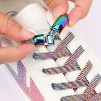 new upgrade magnetic lock shoelaces no tie shoe laces sneakers metal lock shoelace sports kids adult lazy laces fits all shoes