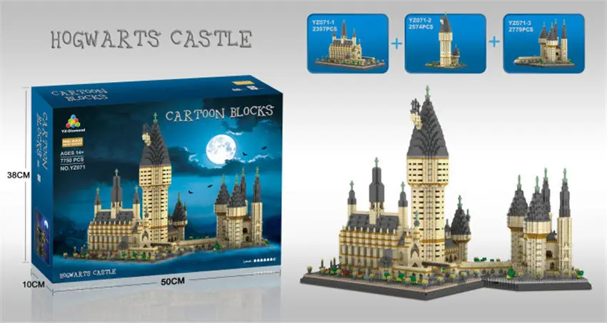 

7750pcs World Famous Architecture Castle DIY Diamond Building Cartoon Blocks Brick Kids Toy Gift