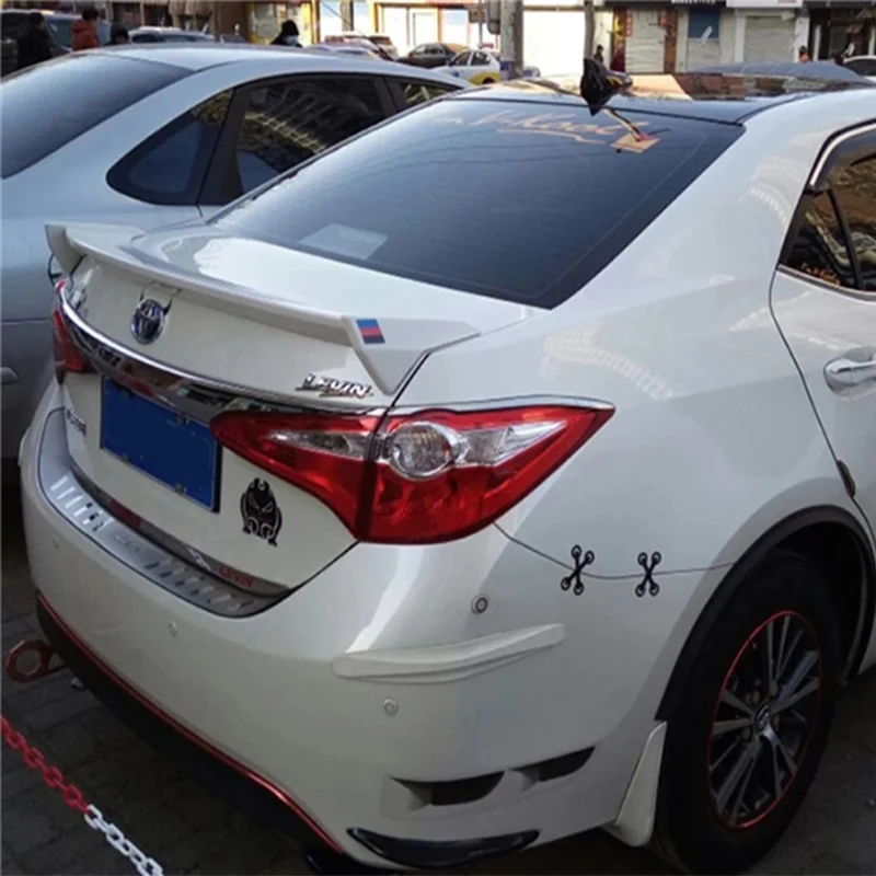 Спойлер для автомобиля toyota corolla спойлер 2014 2015 2016 2017 лет высококачественный задний