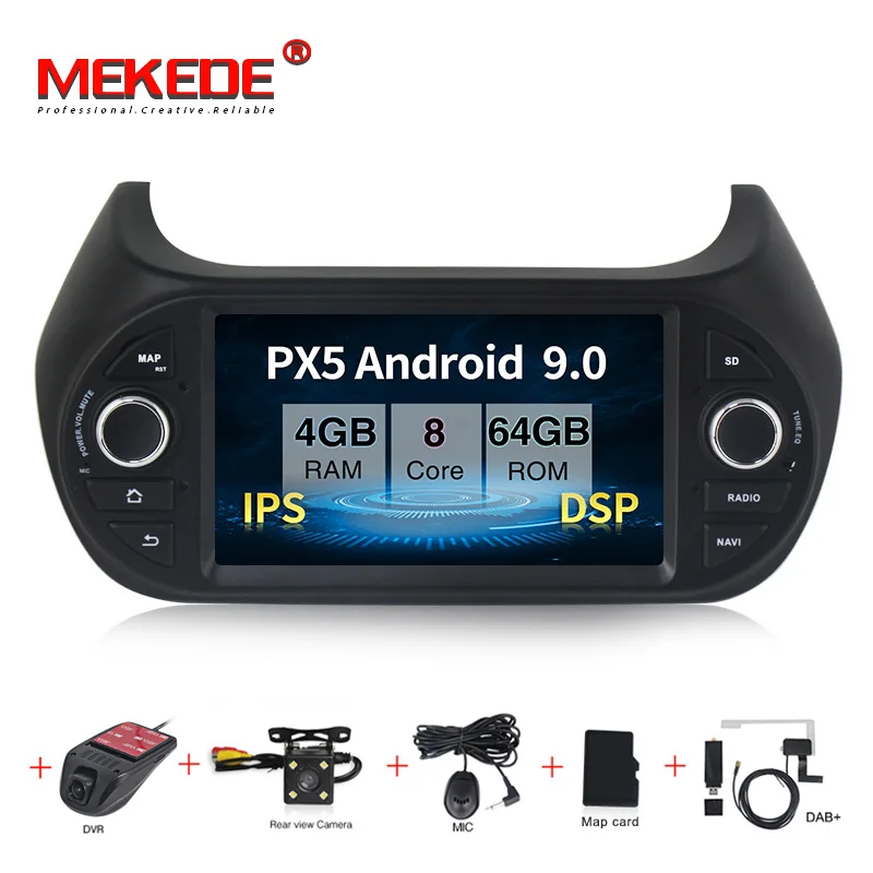 MEKEDE Android 9 0 7 дюймов IPS DSP Автомобильный мультимедийный DVD плеер для