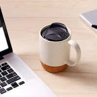 high quality ceramic cork bottom beer coffee cups breakfast milk mug home office drink drinkware with lid watercup kitchen